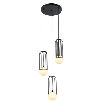 Italux SIMON MDM-3938/3 BK Závěsná lampa 1x25W/G9 IP20