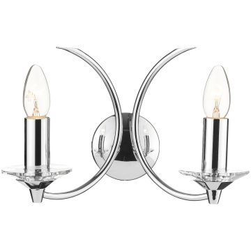 Dar Lighting MEDUSA MED0950 Nástěnná lampa 2x40W/E14