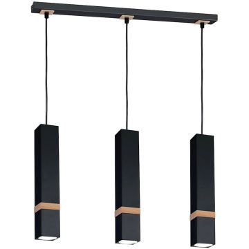 Milagro VIDAR BLACK MLP5404 Závěsná lampa 3x8W/GU10 IP20