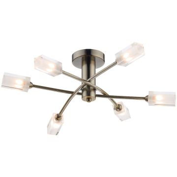 Dar Lighting MORGAN MOR6475 Stropní lampa 6x25W/G9