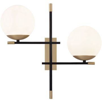 Maytoni NOSTALGIA MOD048WL-02G Nástěnná lampa 2x40W/E14