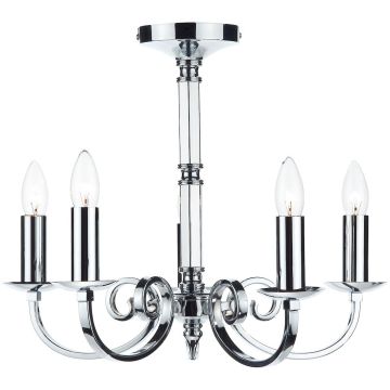 Dar Lighting MURRAY MUR0550 Lustr 5x40W/E14