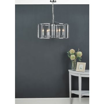 Dar Lighting MYKA MYK0650 Závěsná lampa 6x40W/E14