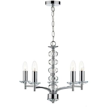 Dar Lighting OLEANA OLE0550 Lustr 5x40W/E14