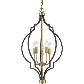 Cosmolight NASHVILLE P05186BK AU Lustr 4x40W/E14 IP20