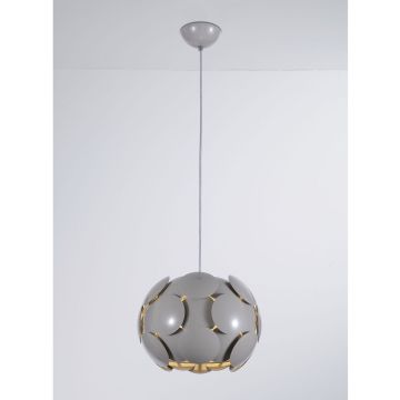 Italux SANTINA GREY P0317-01S-U1GM Závěsná lampa 1x26W/E27