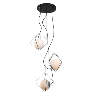 Italux CANTO PEN-5696-3-BKCR Závěsná lampa 3x40W/E27