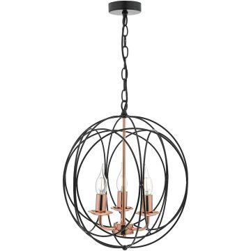 Dar Lighting PHOENIX PHO0322 Závěsná lampa 3x40W/E14 IP20
