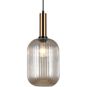 Italux ANTIOLA PND-5588-1L-BRO+AMB Závěsná lampa 1x40W/E27 IP20