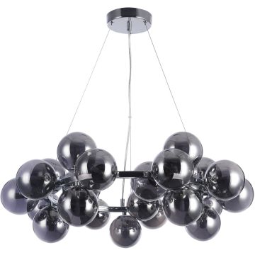 Italux CABELLA PND-5252-25-CH+SMK Závěsná lampa 25x28W/G9 IP20