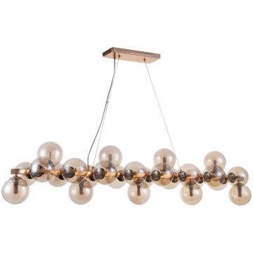 Italux CABELLA PND-5252-A-25-GD-CGN Závěsná lampa 25x28W/G9 IP20