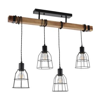 Italux PONTE PND-4290-4-L Závěsná lampa 4x60W/E27