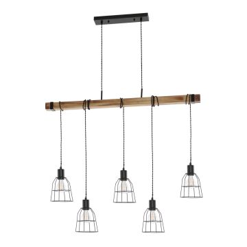 Italux PONTE PND-4290-5-L Závěsná lampa 5x60W/E27