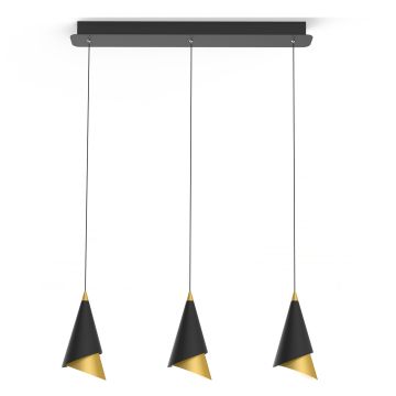 Italux RAALTO PND-433128-2 Závěsná lampa 3x21W/LED 3000K 588LM IP20