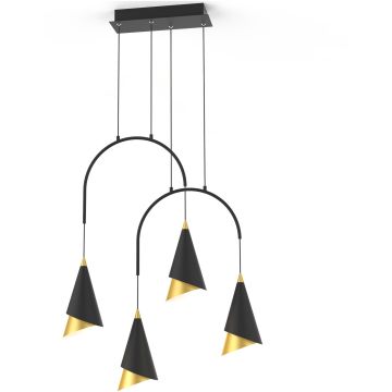 Italux RAALTO PND-433128-3 Závěsná lampa 4x29,4W/LED 3000K 958LM IP20