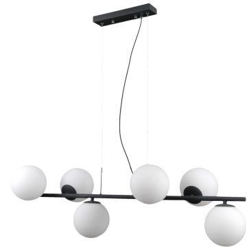 Italux RADDI PND-5510-6-BK Závěsná lampa 6x5W/G9 IP20