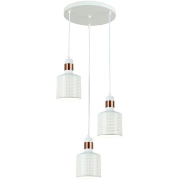 Italux RESTENZA PND-2439-3-WH Závěsná lampa 3x40W/E27 IP20