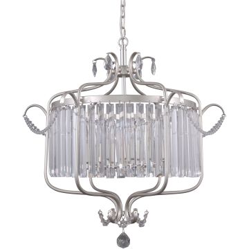 Italux RINALDO PND-33057-6-CH.S Závěsná lampa 6x40W/E14 IP20