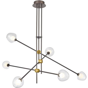 Italux ROMILY PND-201883-6 Lustr 6x4W/LED 3000K 1800LM IP20