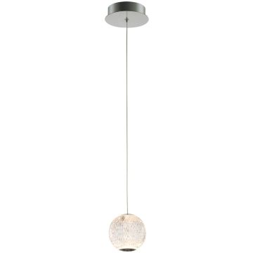 Italux ROSARIO PND-12220121-1A-CR Závěsná lampa 1x4,2W/LED 3200K 280LM IP20