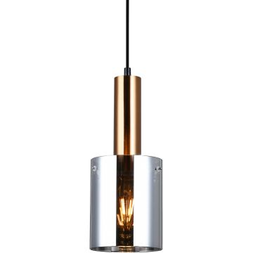 Italux SARDO PND-5581-1-BRO+SG Závěsná lampa 1x40W/E27 IP20