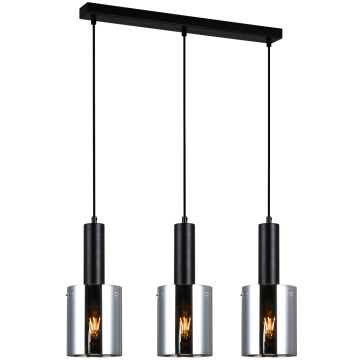 Italux SARDO PND-5581-3-BK+SG Závěsná lampa 3x40W/E27 IP20