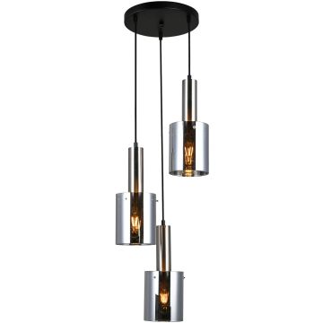 Italux SARDO PND-5581-3A-SC+SG Závěsná lampa 3x40W/E27 IP20