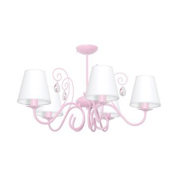 Milagro SARA PINK MLP1052 Lustr 5x60W/E14