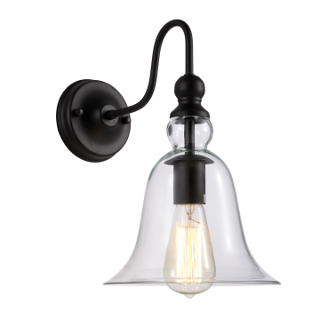 Cosmolight PARIS W01796BK Nástěnná lampa 1x40W/E27