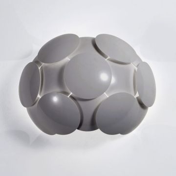Italux SANTINA GREY W0317-01A-U1GM Nástěnná lampa 1x26W/E27