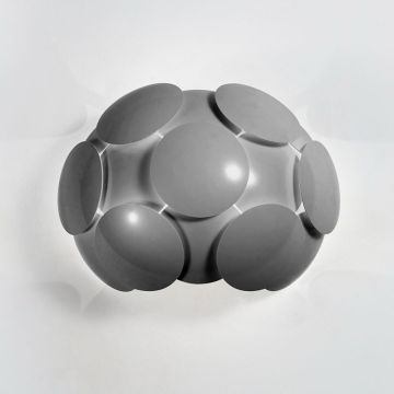 Italux SANTINA GREY W0317-01S-U1GM Nástěnná lampa 1x42W/G9