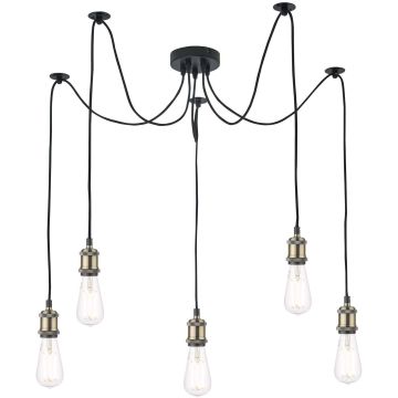 Dar Lighting WACO WAC0575 Závěsná lampa 5x60W/E27