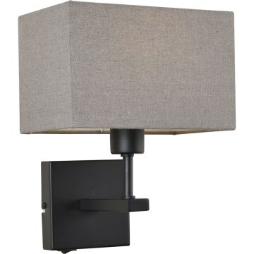 Italux NORTE WL-1122-1-A-BM-RC-GR Nástěnná lampa 1x60W/E27 IP20