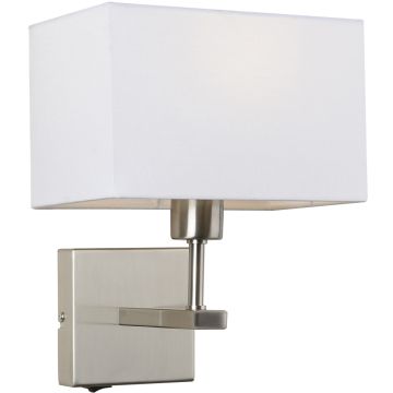Italux NORTE WL-1122-1-A-SN-RC-WH Nástěnná lampa 1x60W/E27 IP20