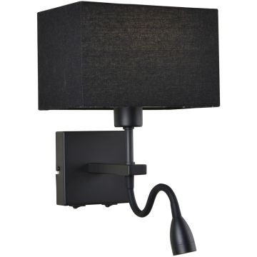 Italux NORTE WL-1122-2-BL-BM-RC-BL Nástěnná lampa 2x60W, 3W/E27, LED 3000K 350LM IP20