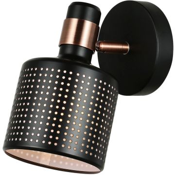 Italux RESTENZA WL-2439-1-BK Nástěnná lampa 1x40W/E27 IP20