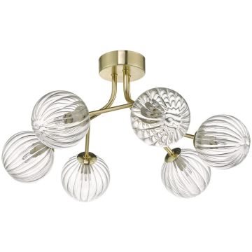 Dar Lighting YISKA YIS6435 Stropní lampa 6x40W/G9