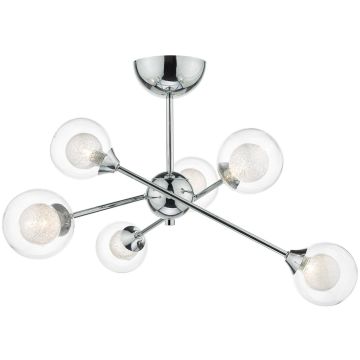 Dar Lighting ZEKE ZEK0650 Stropní lampa 6x25W/G9