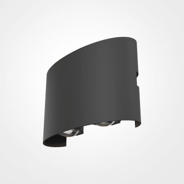 Maytoni STRATO O417WL-L4GR3K Nástěnná lampa 2x4W/LED 3000K 400LM IP54