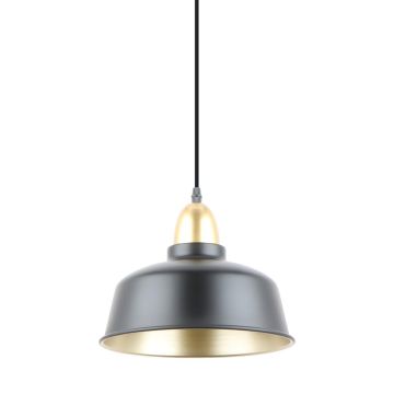 Zuma Line MENSA A8063-BK Závěsná lampa 1x40W/E27 IP20