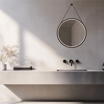 Zambelis MIRROR WITH LED 25387 Zrcadlo 15W/led 3000-4000K 1012-1210lm IP44