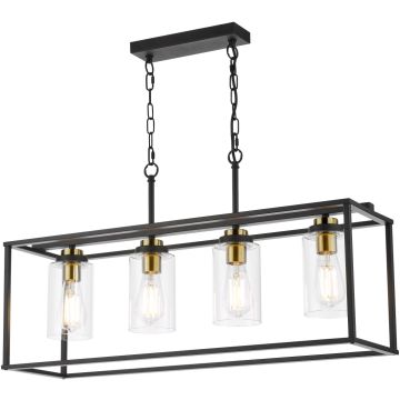 Dar Lighting Abel ABE8454 Závěsná lampa 4x40w/e27