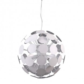 Italux MAILONE AD20180/6 WH+SILV Závěsná lampa 6x40W/E14