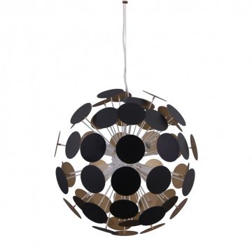 Italux MAILONE AD20180/6C BL+G Závěsná lampa 6x40W/E14