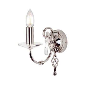 Elstead Lighting AEGEAN AG1-POL-NICKEL Nástěnná lampa 1x60W/E14