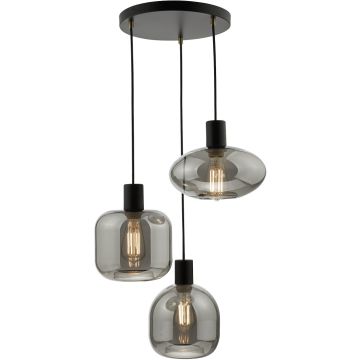 Dar Lighting Aiden AID0310 Závěsná lampa 3x60w/e27