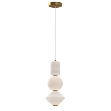 Elstead Lighting Bijou ALM-BIJOU-P3-GD Závěsná lampa 1x20W/LED 3000K 1060lm IP20