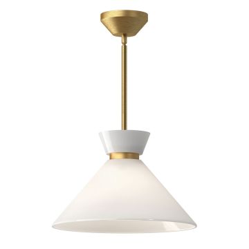Elstead Lighting Halston ALM-HALSTON-P-M-GD Závěsná lampa 1x60W/E27 IP20