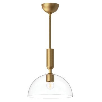 Elstead Lighting Jude ALM-JUDE-P-GD-CL Závěsná lampa 1x60W/E27 IP20