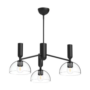 Elstead Lighting Jude ALM-JUDE3-MB-CL Lustr 3x60W/E27 IP20